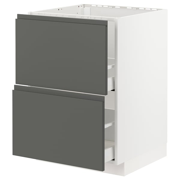 METOD / MAXIMERA Base cab f sink+2 fronts/2 drawers