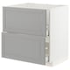 METOD / MAXIMERA Base cab f sink+2 fronts/2 drawers