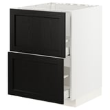 METOD / MAXIMERA Base cab f sink+2 fronts/2 drawers
