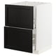 METOD / MAXIMERA Base cab f sink+2 fronts/2 drawers