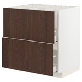 METOD / MAXIMERA Base cab f sink+2 fronts/2 drawers
