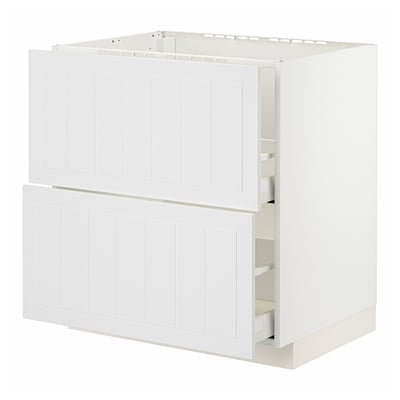METOD / MAXIMERA Base cab f sink+2 fronts/2 drawers