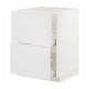 METOD / MAXIMERA Base cab f sink+2 fronts/2 drawers