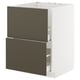 METOD / MAXIMERA Base cab f sink+2 fronts/2 drawers