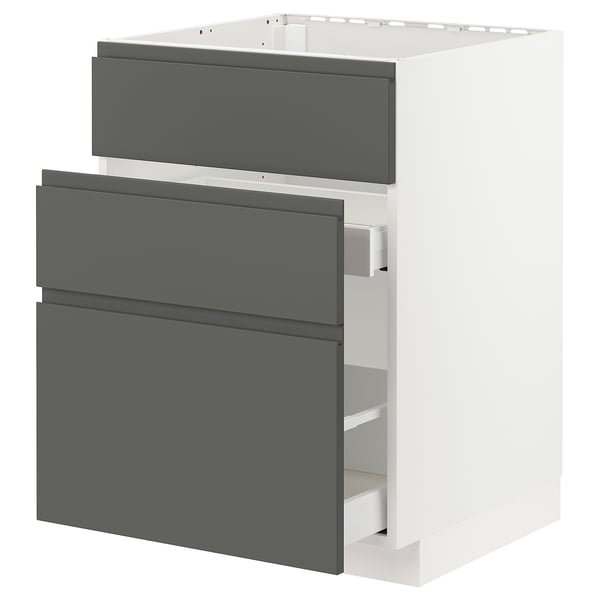 METOD / MAXIMERA Base cab f sink+3 fronts/2 drawers