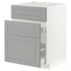 METOD / MAXIMERA Base cab f sink+3 fronts/2 drawers