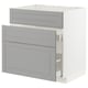 METOD / MAXIMERA Base cab f sink+3 fronts/2 drawers