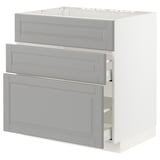 METOD / MAXIMERA Base cab f sink+3 fronts/2 drawers