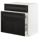 METOD / MAXIMERA Base cab f sink+3 fronts/2 drawers