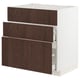 METOD / MAXIMERA Base cab f sink+3 fronts/2 drawers