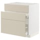 METOD / MAXIMERA Base cab f sink+3 fronts/2 drawers