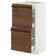 METOD / MAXIMERA Base cab with 2 fronts/3 drawers