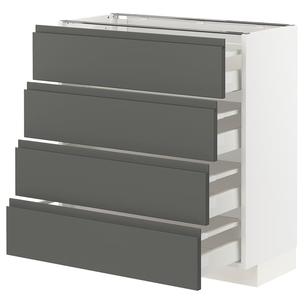 METOD / MAXIMERA Base cabinet with 4 drawers