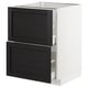 METOD / MAXIMERA Base cb/2 fronts/2 high drawers