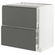 METOD / MAXIMERA Base cb/2 fronts/2 high drawers