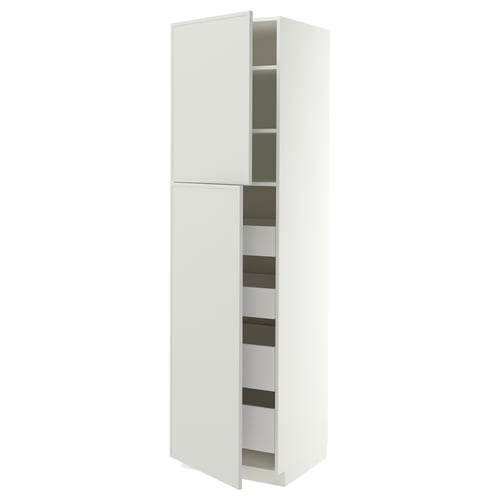 METOD / MAXIMERA Hi cab w 2 doors/4 drawers