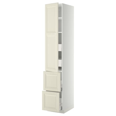 METOD / MAXIMERA Hi cab w shlvs/4 drawers/dr/2 frnts