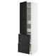 METOD / MAXIMERA Hi cab w shlvs/4 drawers/dr/2 frnts