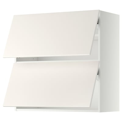 METOD Wall cabinet horizontal w 2 doors