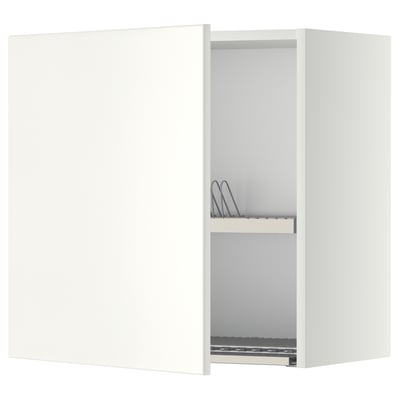 METOD Wall cabinet with dish drainer