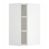 METOD Wall cabinet with shelves, white/Stensund white, 30x37x60 cm