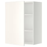 METOD Wall cabinet with shelves, white/Veddinge white, 60x37x80 cm