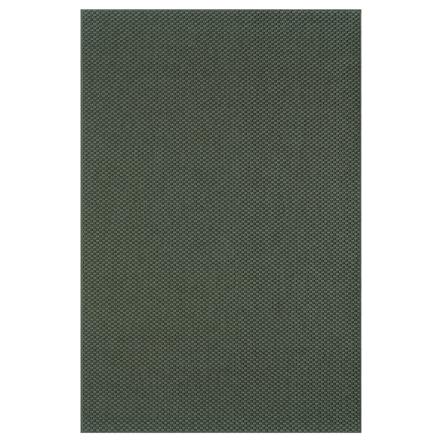 MORUM rug flatwoven, in/outdoor, dark green, 120x180 cm (3'11