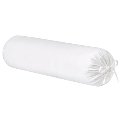 NATTJASMIN Bolster pillowcase, white, 38x110 cm