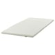A white NISSEHOLM firm mattress pad, rectangular, with a textured surface and removable cover.