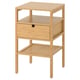 Option: NORDKISA Nightstand, bamboo, 40x40 cm