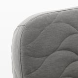 NYHAMN Sleeper sofa, with foam mattress/Knisa gray/beige