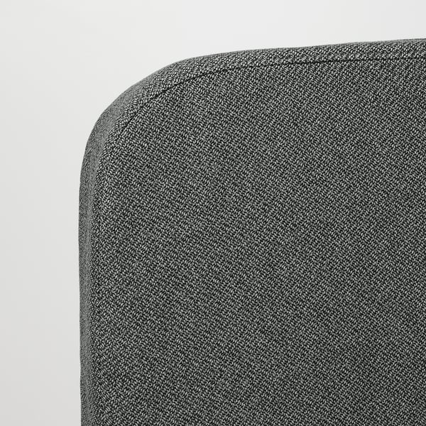 NYHAMN Sleeper sofa, with foam mattress/Skartofta black/light grey