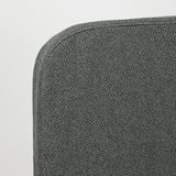 NYHAMN Sleeper sofa, with foam mattress/Skartofta black/light grey