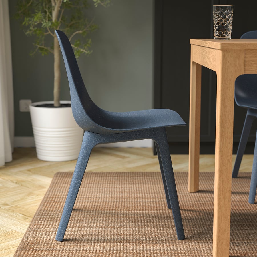ODGER Chair, blue - IKEA
