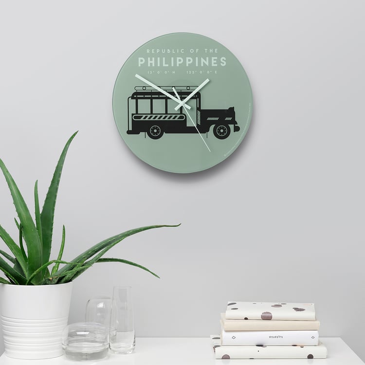 ÖGONABÖJ Wall clock, Philippines, 30 cm (11 ¾") IKEA