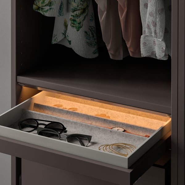 ÖVERSIDAN / TRÅDFRI Lighting kit, dark gray