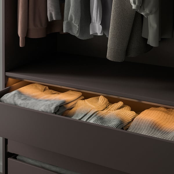 ÖVERSIDAN / TRÅDFRI Lighting kit, dark gray