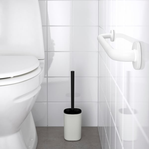 OMTÄNKSAM Grab bar, white, 600 mm