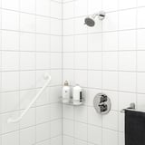 OMTÄNKSAM Grab bar, white, 600 mm