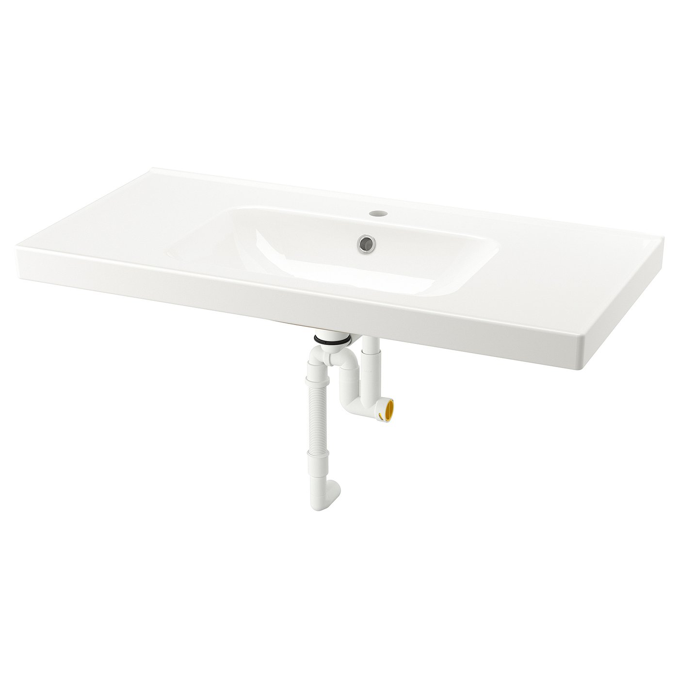 ORRSJÖN Sink with water trap white IKEA