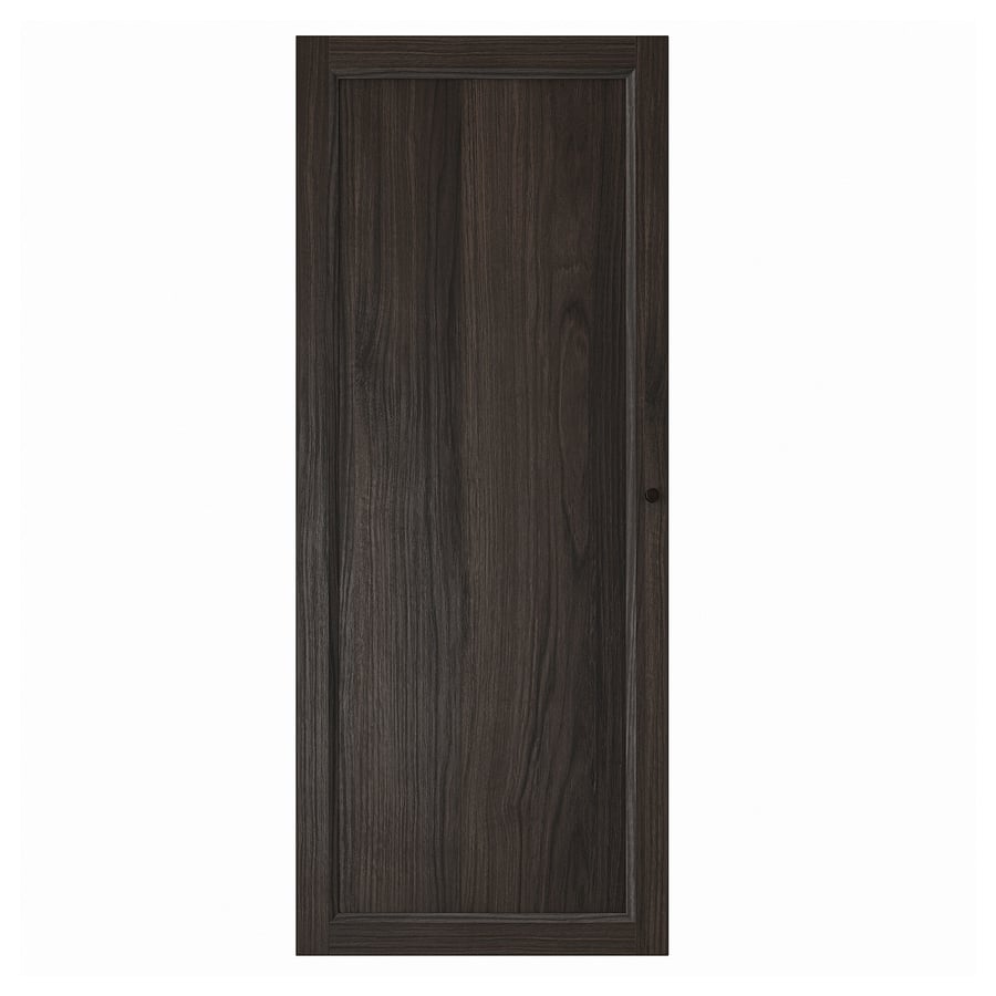OXBERG door, dark brown oak effect, 40x97 cm (153/4x381/4") IKEA