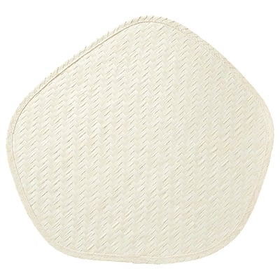 PADDFISK Placemat, palm leaf handmade, 37x35 cm