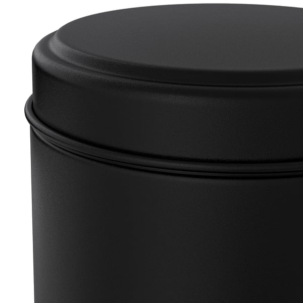 PÄRLSLINKE Trash can, black, 3 l