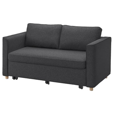 PÄRUP Cover for sleeper sofa, Gunnared dark gray