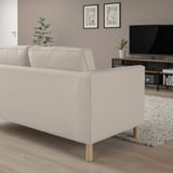 PÄRUP Sleeper sofa, Gunnared beige
