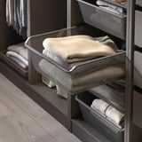 PAX / BERGSBO Wardrobe, dark gray/dark gray, 150x60x236 cm