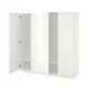 Option: PAX / FORSAND Wardrobe, white/white, 200x60x201 cm