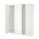 Option: PAX / FORSAND Wardrobe, white/white, 200x60x236 cm