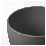 PERSILLADE Plant pot, dark gray, 19 cm