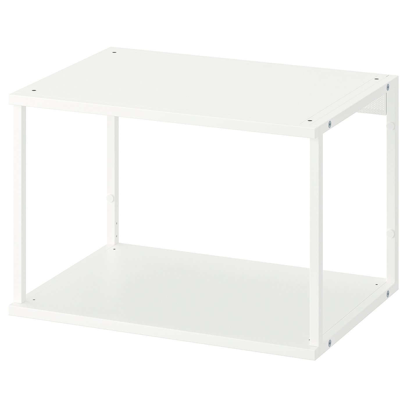 PLATSA Open shelf unit, white, 60x40x40 cm